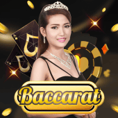 Baccarat A live casino game icon artwork